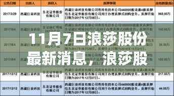 浪莎股份最新动态解析,产品特性、用户体验与目标用户群体洞察报告发布(11月7日)
