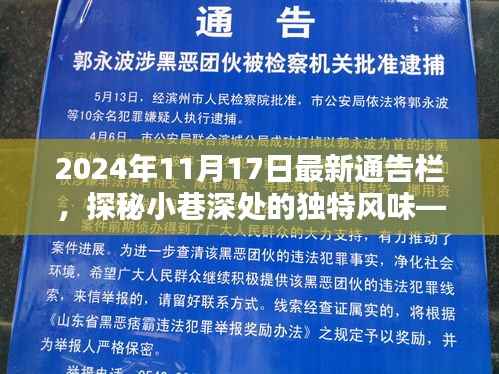 探秘小巷深处的秘密小店,最新通告栏揭晓,独特风味等你来发现(2024年11月17日)