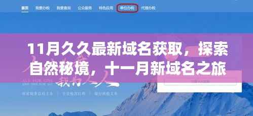 十一月新域名探索之旅，自然秘境中的微笑力量与心灵宁静