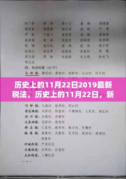 历史上的11月22日，新税法照亮前行之路，共创成就辉煌！