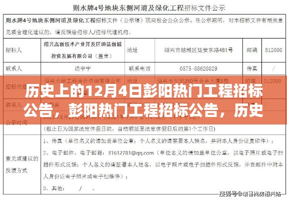 历史见证下的彭阳工程招标公告,自信与成长的力量