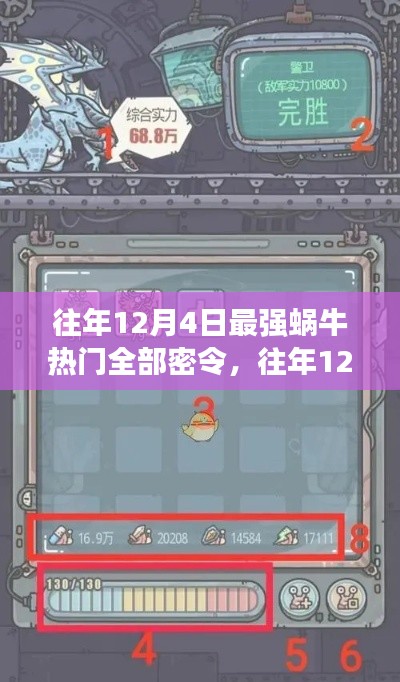 最强蜗牛往年12月4日热门密令攻略,轻松上手,步步为赢秘籍全解析