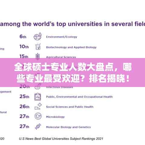 全球硕士专业人数大盘点,哪些专业最受欢迎?排名揭晓!