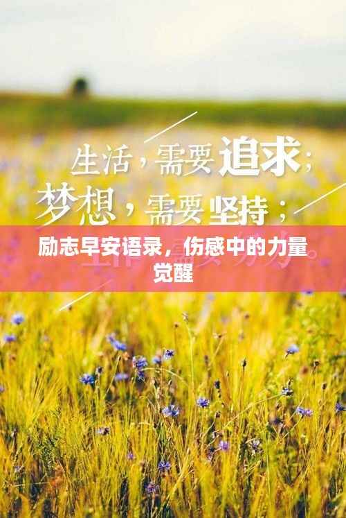 励志早安语录,伤感中的力量觉醒