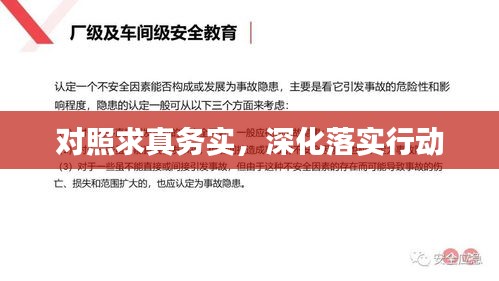 对照求真务实，深化落实行动